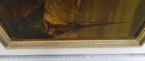 Vintage Oil Painting by Rodolpho 110cm x 58cm as per photo