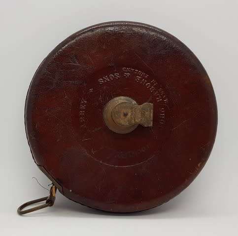 John Rabone & Sons leather cover tape measure as per photo