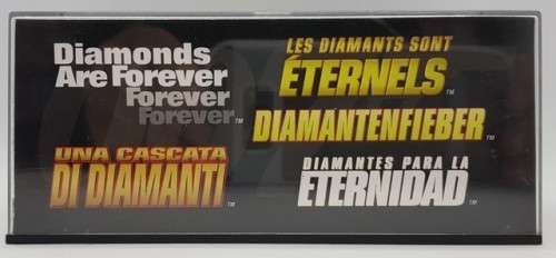 Bond 007 - Diamonds are Forever - Triumph Mustang model car as per photo