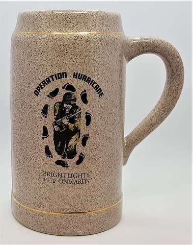 Norbel Potteries Salisbury Rhodesia - Operation Hurricane large beer mug  - as per photo