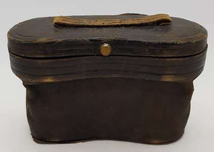 18th Century Antique Opera Binoculars in Leather case as per photo