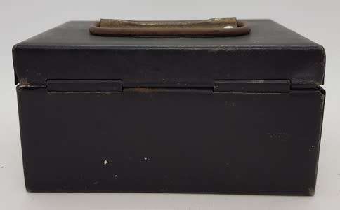 Antique Metal Money Box with Combination Lock as per photo