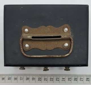 Antique Metal Money Box with Combination Lock as per photo