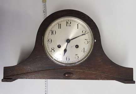 Vintage Haller mantle clock - no pendulum - as per photo