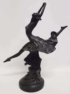 Bronze Ballerina Figrine, Deco Foundry as per photo