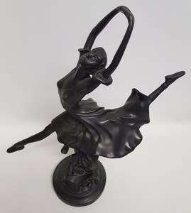 Bronze Ballerina Figrine, Deco Foundry as per photo