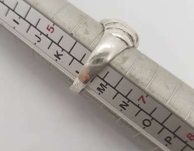 925 Sterling Silver Ring weight 3,9g as per photo