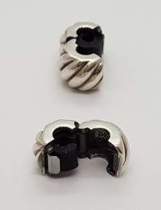 Original Pandora Sterling Silver pair of spacers as per photo