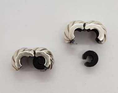 Original Pandora Sterling Silver pair of spacers as per photo
