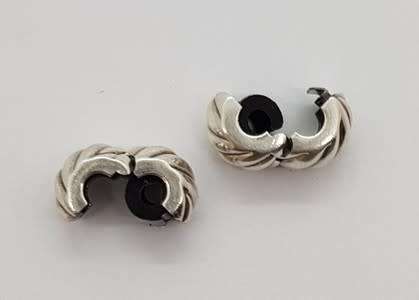 Original Pandora Sterling Silver pair of spacers as per photo