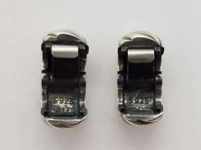 Original Pandora Sterling Silver pair of spacers as per photo