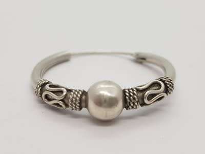 925 Sterling Silver Hoop Earrings weight 9.1g as per photo