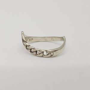 925 Sterling Silver Wishbone Ring weight 1.4g as per photo