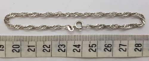 925 Sterling Silver Bracelet weight 2.2g as per photo