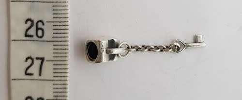 925 Sterling Silver Pandora-Style Charm weight 2.9g as per photo