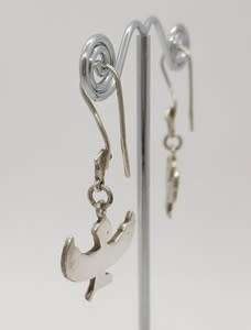 925 Sterling Silver Egyptian Earrings weight 9g as per photo