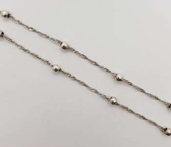 925 Sterling Silver Chain length 42ch weight 5.5g as per photo