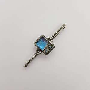 Vintage Sterling Silver Signed Butterfly Wing Brooch weight 4.8g as per photo