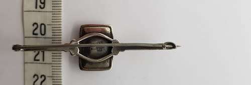 Vintage Sterling Silver Signed Butterfly Wing Brooch weight 4.8g as per photo