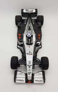 Paul's Model Art MiniChamps Mclaren Mercedes Model Car Scale 1/18, missing fin as per photo