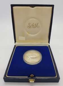 1990 SA Proof R1 Coin in Box  as per photo