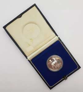 1990 SA Proof R1 Coin in Box  as per photo