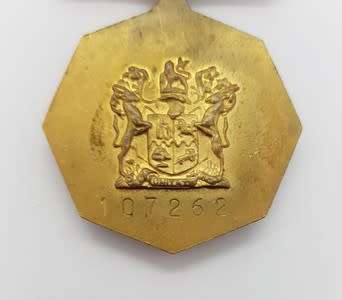 SADF Pro Patria Medal #107262 fixed  type as per photo