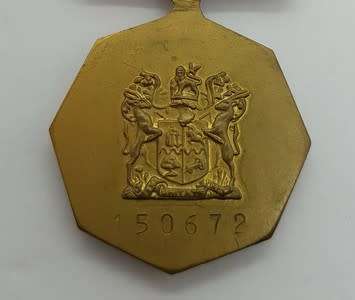 SADF Pro Patria Medal #150672 fixed type as per photo
