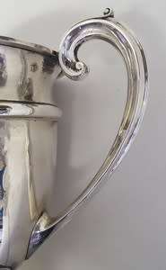 Sterling Silver Vintage Railway Institute Athletics Club Trophy, weight 419.8g icl base excl base