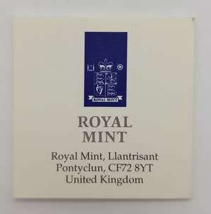 1997 Brittania 2 Pound Silver Proof Coin as per photo