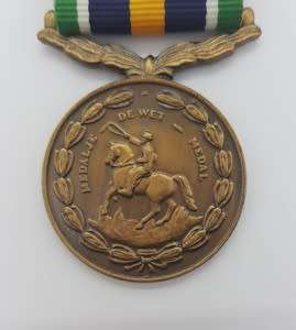 SADF De Wet Medal/Medalje 21724 as per photo