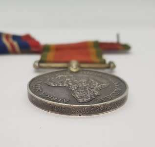 Set of 3 Medals awarded to CJ Spangenberg 107495 incl War, Africa service and Africa star medals asp