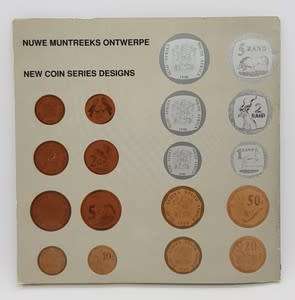 1989 South Africa New Coins Series Designs as per photo
