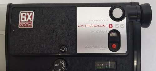 Minolta 8mm video camera - not tested -  as per photo