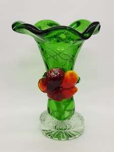 Murano vase made in Italy height 11.5cm as per photo