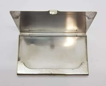 Card case by Reed and Barton with inscription