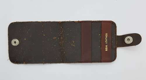 Bexhill - On - Sea leather stamp pouch - as per photo