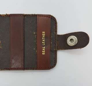 Bexhill - On - Sea leather stamp pouch - as per photo