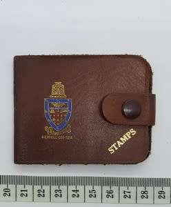 Bexhill - On - Sea leather stamp pouch - as per photo