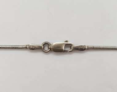 Sterling silver pendant and chain - 121 g  33 cm - as per photo