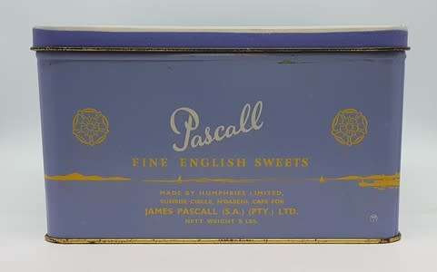 Pascall sweets tin - as per photo
