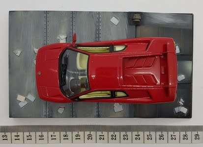 Lamborghini Diablo - Die Another Day model car - broken mirror - as per photo