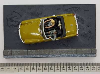 MGB - The Man with the Golden Gun model car scale 1:64 - as per photo