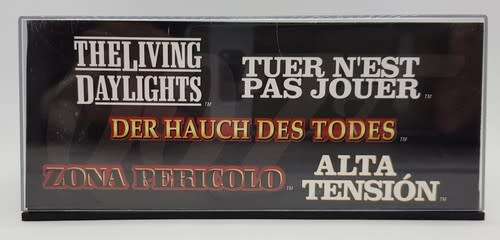 Aston Martin V8 Vantage - The Living daylights model car - as per photo