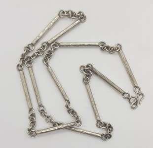 Vintage Silver necklace 34g as per photo