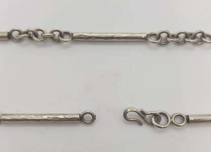 Vintage Silver necklace 34g as per photo