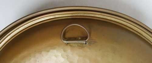 Vintage brass bed warmer made in Britain as per photo