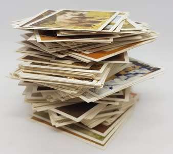 Large lot of Our South African National Parks cigarette cards - duplicates - as per photo