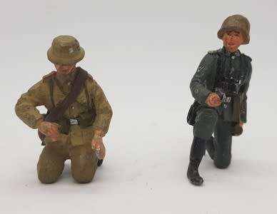 Lot of 7 painted lead soldiers as per photo