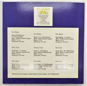 1998 Brilliant Uncirculated Coin Set as per photo